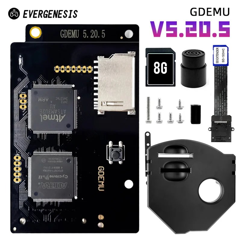 EVERGENESIS GDEMU 5 20 5 DC Optical Drive Emulation Board Remote Card Mount Kit for SEGA Dreamcast Gdemu DC VA1 Game Console
EVERGENESIS GDEMU 5 20 5 DC Optical Drive Emulation Board Remote Card Mount Kit for SEGA Dreamcast Gdemu DC VA1 Game Console