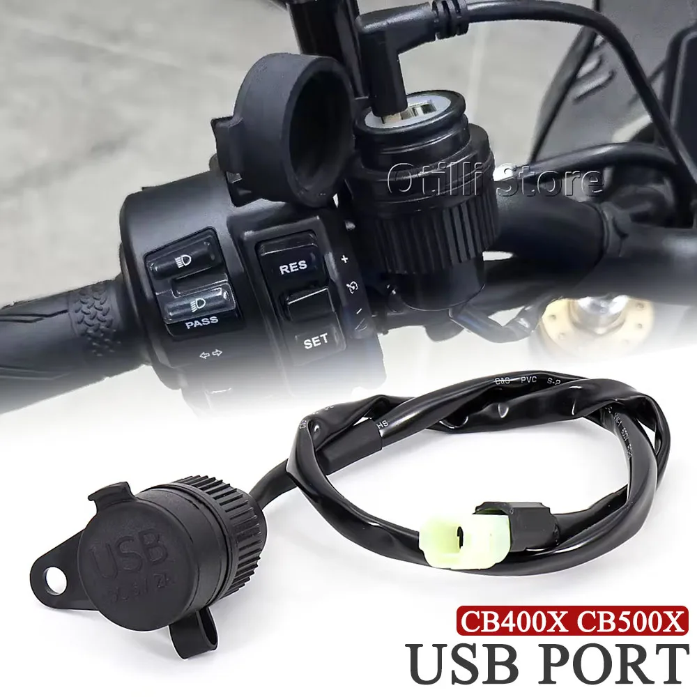 For Honda CB400X CB 400 X CB500X NEW Motorcycle USB charging socket 12V to quickly charge mobile phones Motorcycle Accessories
For Honda CB400X CB 400 X CB500X NEW Motorcycle USB charging socket 12V to quickly charge mobile phones Motorcycle Accessories