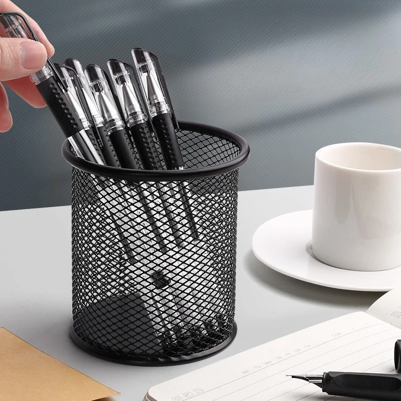Creative Round Pen Holder Light Luxury Office Supply Metal Student Desktop Ornament Stationery Storage Box Wholesale
Creative Round Pen Holder Light Luxury Office Supply Metal Student Desktop Ornament Stationery Storage Box Wholesale