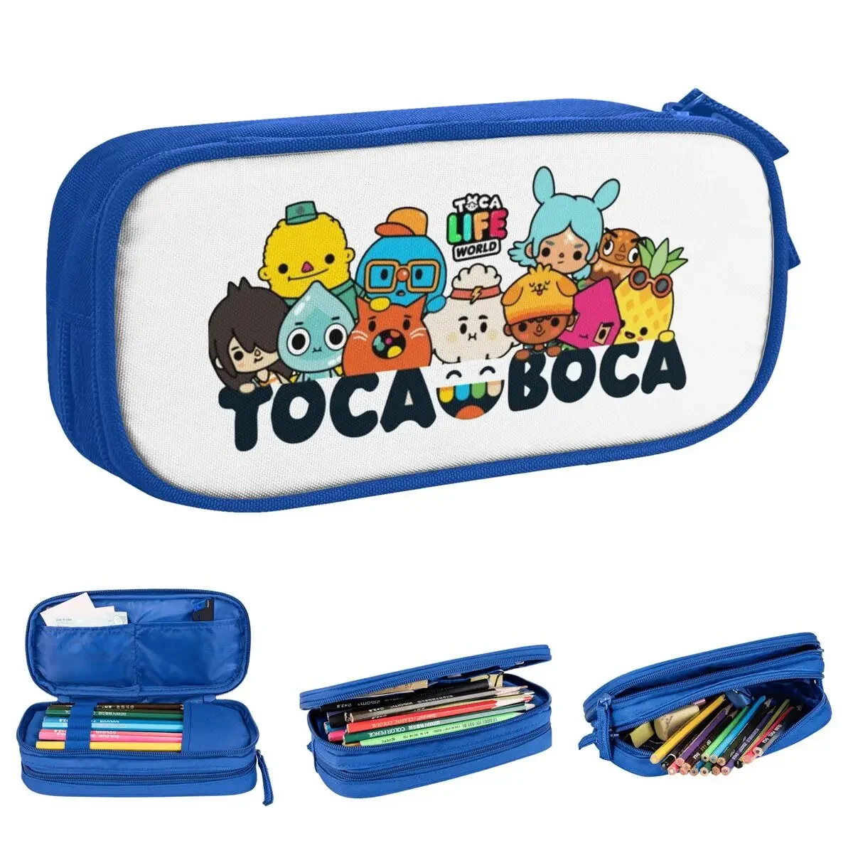 Classic Cute Toca Life Pencil Case Game Pencilcases Pen Holder for Student Large Storage Bags School Zipper Stationery
Classic Cute Toca Life Pencil Case Game Pencilcases Pen Holder for Student Large Storage Bags School Zipper Stationery