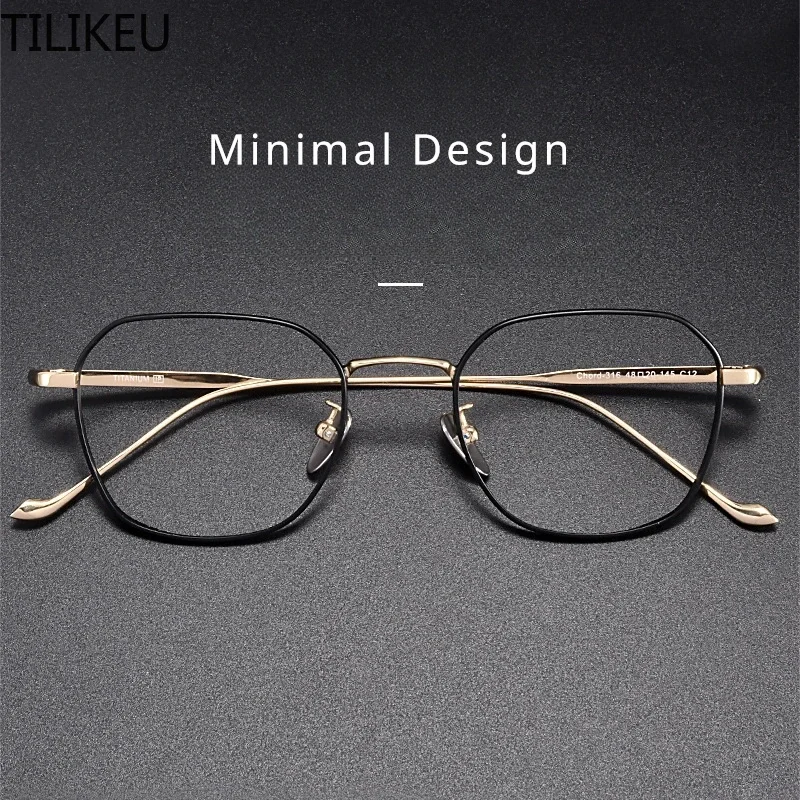 Ultra Light Pure Titanium Eyeglass Frame Japanese Anti Blue Light Glasses Retro Polygon Comfortable To Wear Man Woman Exquisite
Ultra Light Pure Titanium Eyeglass Frame Japanese Anti Blue Light Glasses Retro Polygon Comfortable To Wear Man Woman Exquisite