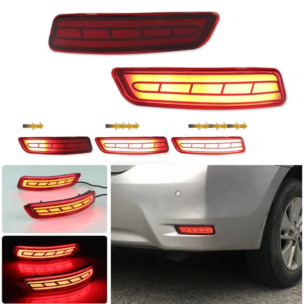For Lexus GS200t GS250 GS300 GS460 GS-F ES250 ES350 ES300h led Rear Bumper Reflector lights Running/Brake/Sequential turn signal
For Lexus GS200t GS250 GS300 GS460 GS-F ES250 ES350 ES300h led Rear Bumper Reflector lights Running/Brake/Sequential turn signal