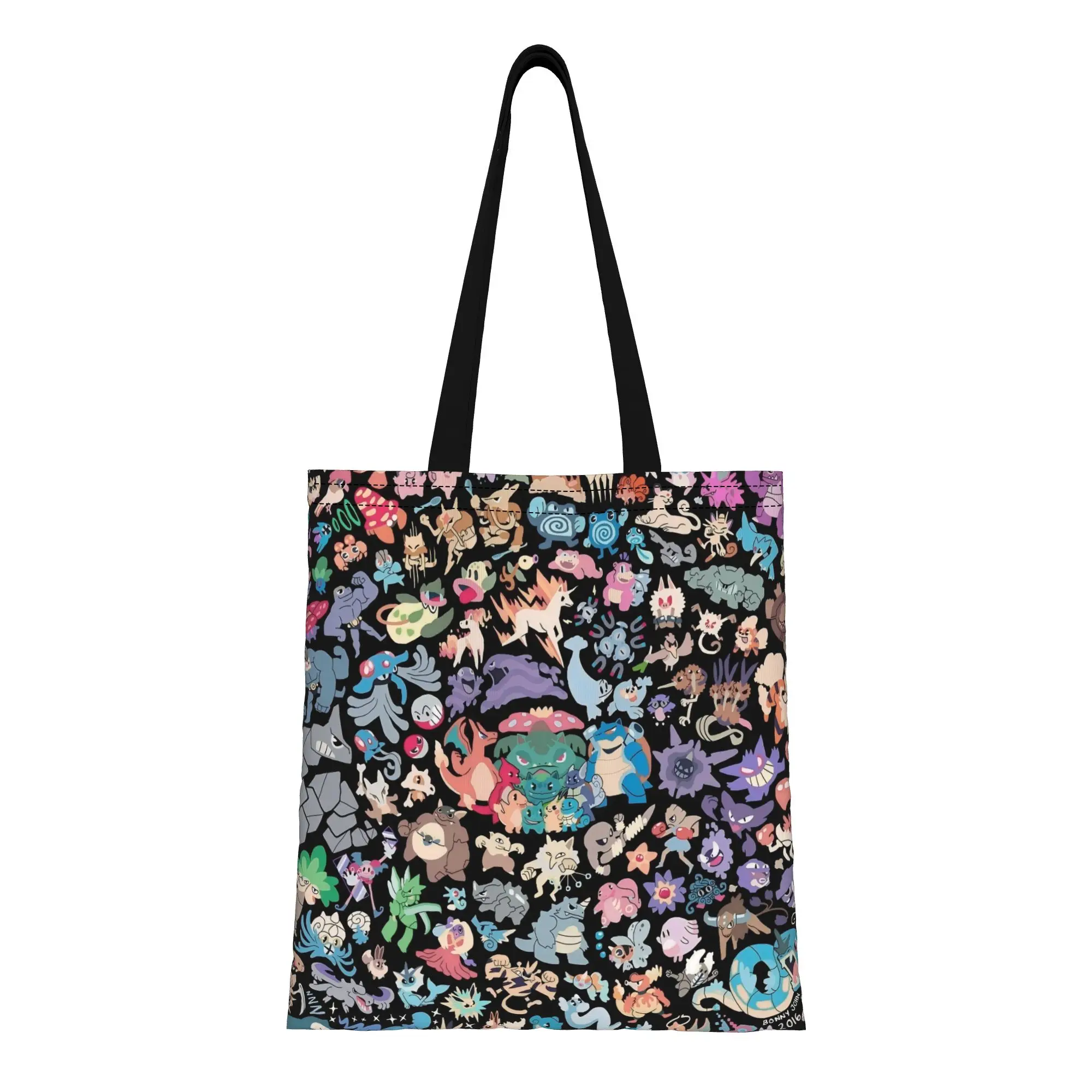 All Generation Pokemon Canvas Tote Bag Perfect for Grocery Women's Top-Handle Bags
All Generation Pokemon Canvas Tote Bag Perfect for Grocery Women's Top-Handle Bags