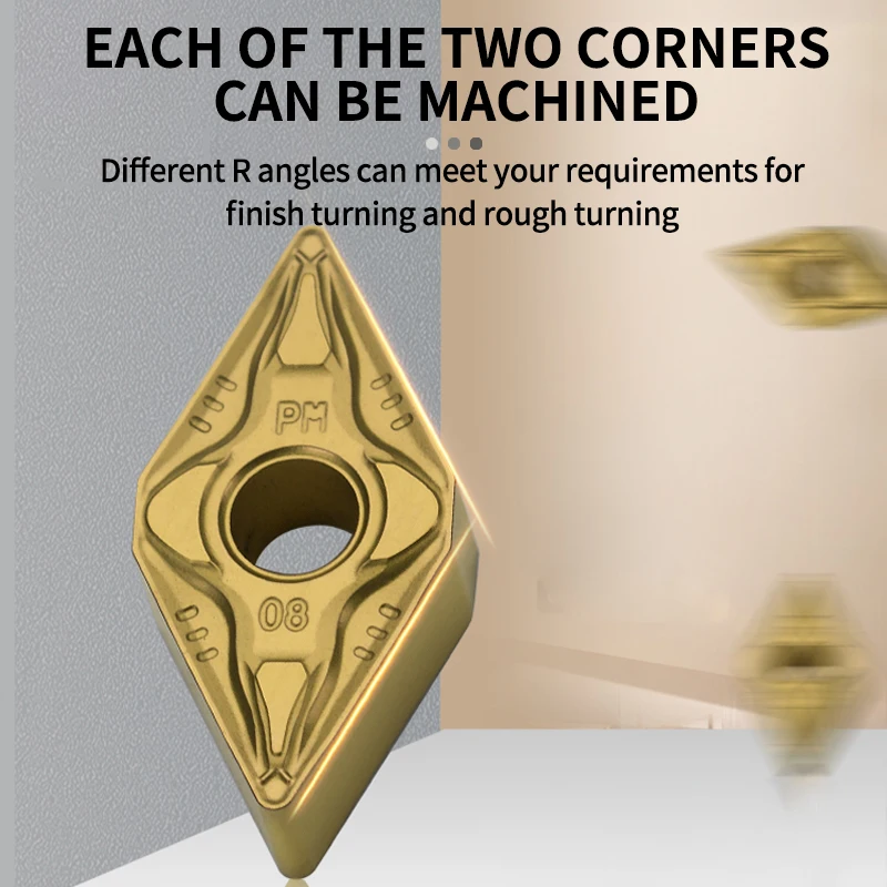 Головка токарного станка с ЧПУ 55г. ° ромбический DNMG1504, токарный инструмент для внутреннего отверстия наружного круга, зерно DNMG1506, вставка для токарного инструмента
Головка токарного станка с ЧПУ 55г. ° ромбический DNMG1504, токарный инструмент для внутреннего отверстия наружного круга, зерно DNMG1506, вставка для токарного инструмента