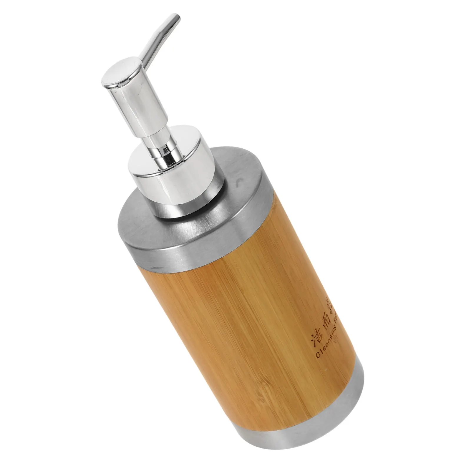 Многоразовый ручной дозатор для лосьона из бамбука и пластика с помпой, с прессовым механизмом из нержавеющей стали, для геля для душа, жидкого мыла, моющего средства для посуды
Многоразовый ручной дозатор для лосьона из бамбука и пластика с помпой, с прессовым механизмом из нержавеющей стали, для геля для душа, жидкого мыла, моющего средства для посуды