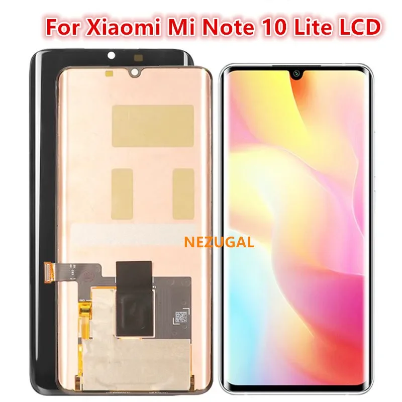 Amoled Display For Xiaomi Mi Note 10 Lite Original LCD 10 Touches Screen Replacement For Mi Note 10 Lite M2002F4LG M1910F4G LCD
Amoled Display For Xiaomi Mi Note 10 Lite Original LCD 10 Touches Screen Replacement For Mi Note 10 Lite M2002F4LG M1910F4G LCD
