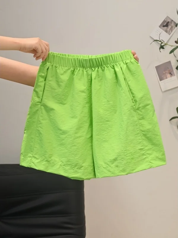 American Dopamine Nylon Quick Dry Shorts Women's Summer 2026 Trend Loose Casual Pants High Waist Pocket Design
American Dopamine Nylon Quick Dry Shorts Women's Summer 2026 Trend Loose Casual Pants High Waist Pocket Design