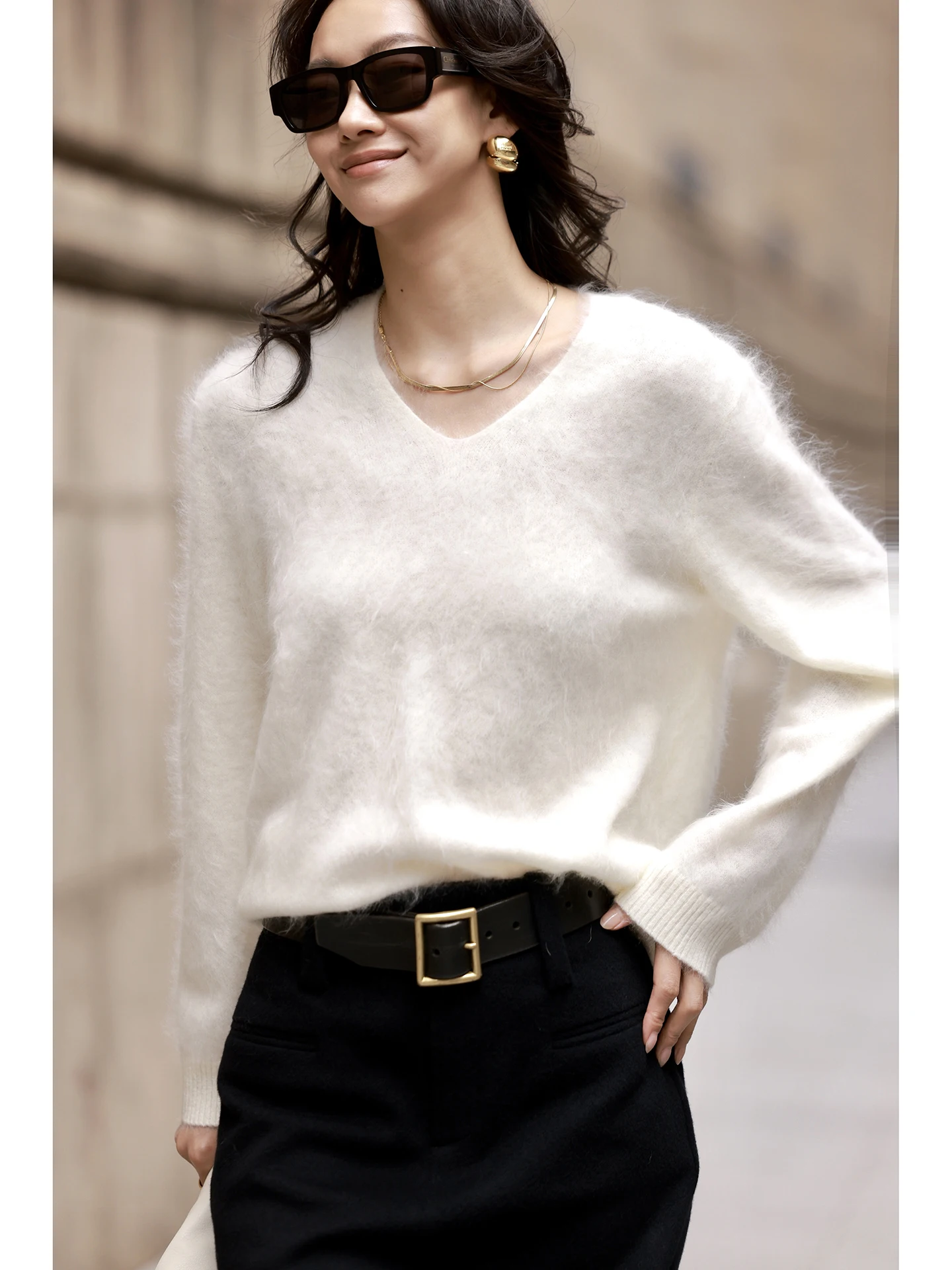 FANNIU Soft Plu mat Sle Warm Camere Feel Long Velvet Sweater V-Ne Women's Knittedwear Soft Cozy Autumn Faion
FANNIU Soft Plu mat Sle Warm Camere Feel Long Velvet Sweater V-Ne Women's Knittedwear Soft Cozy Autumn Faion