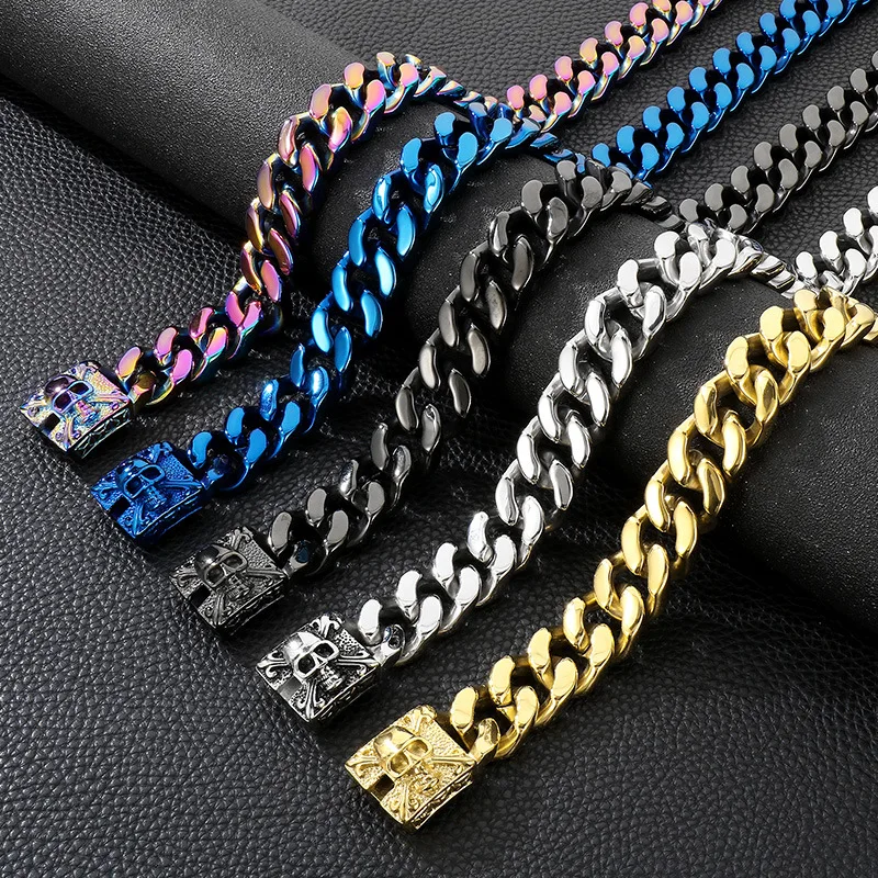 Men's Polished Double Miami Cuban Chain Necklace Biker Skull Clasp 20mm Thick 28inch Heavy 493g Weight Father Gifts
Men's Polished Double Miami Cuban Chain Necklace Biker Skull Clasp 20mm Thick 28inch Heavy 493g Weight Father Gifts