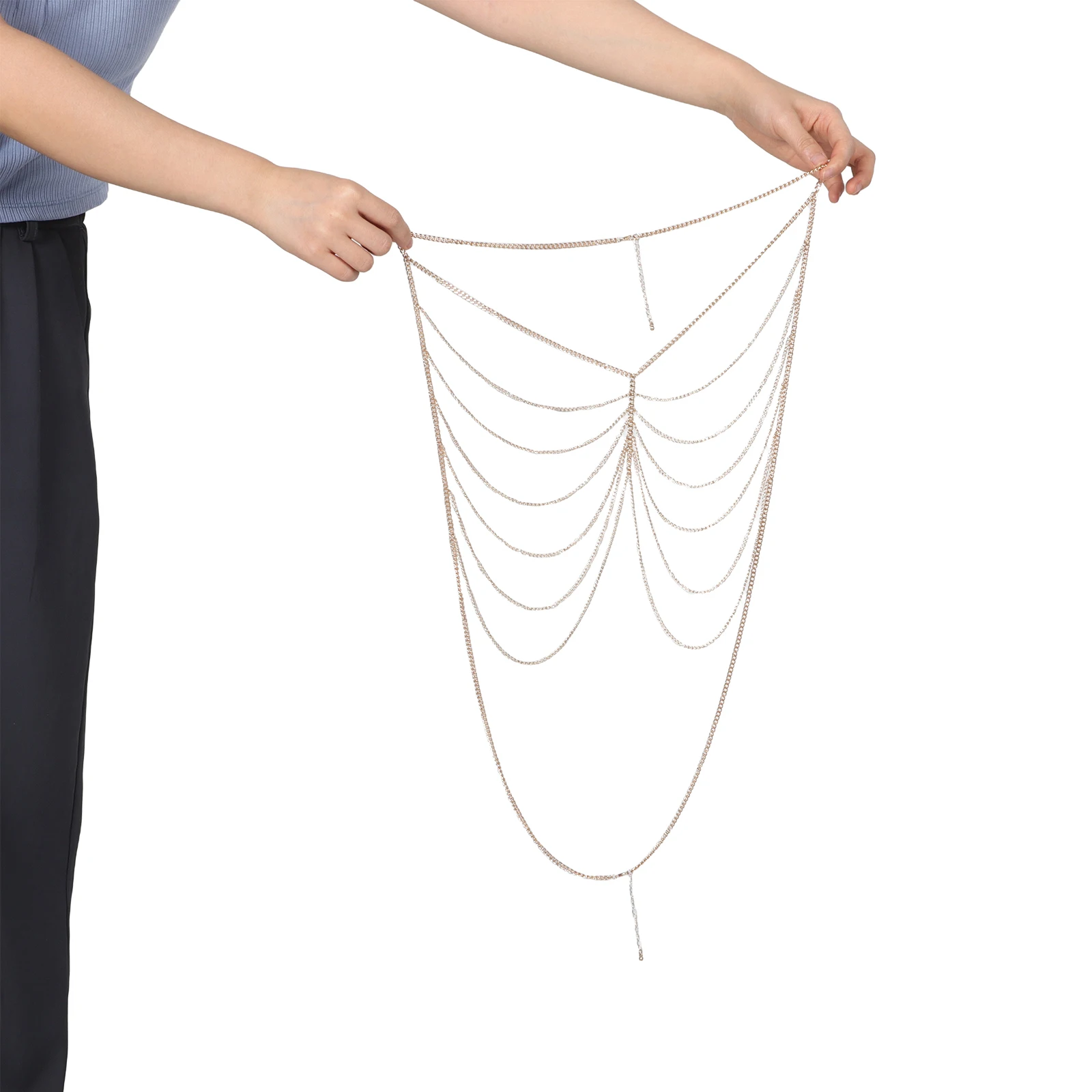 Women's Body Chain Necklaces for Jewelry Layered Adjustable Chains Shoulder Chest
Women's Body Chain Necklaces for Jewelry Layered Adjustable Chains Shoulder Chest