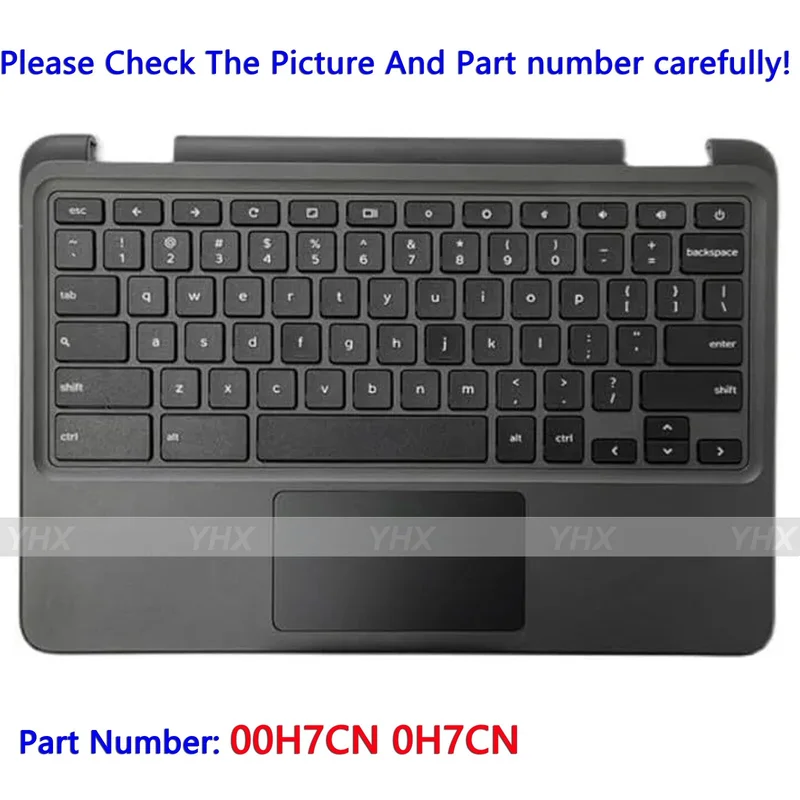 GYX New For Dell Chromebook 11 3110 Palmrest Upper Case W/US Keyboard Bezel 0H7CN.
GYX New For Dell Chromebook 11 3110 Palmrest Upper Case W/US Keyboard Bezel 0H7CN.