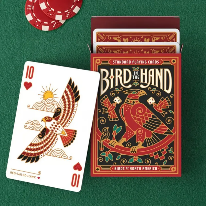 54pcs Cards Art Deck Bird in The Hand Themed Playing Cards Unique Bird Illustrations Playing Cards for Collectors Family Games
54pcs Cards Art Deck Bird in The Hand Themed Playing Cards Unique Bird Illustrations Playing Cards for Collectors Family Games