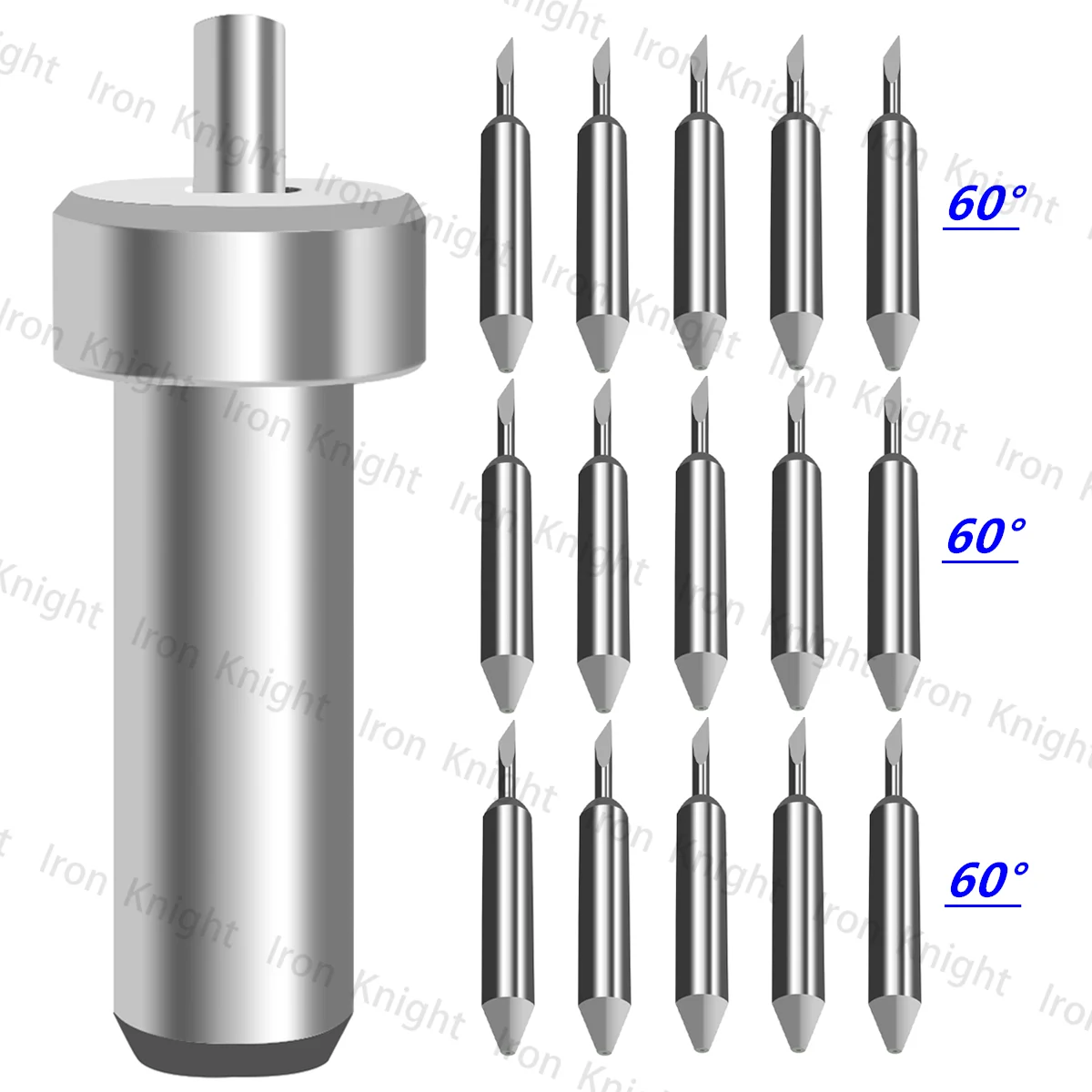 Deepcut Deep Point 15pcs 60 Degree Cutter for Cricut Joy Blade + 1pc Tool Holder Smooth Cutting
Deepcut Deep Point 15pcs 60 Degree Cutter for Cricut Joy Blade + 1pc Tool Holder Smooth Cutting