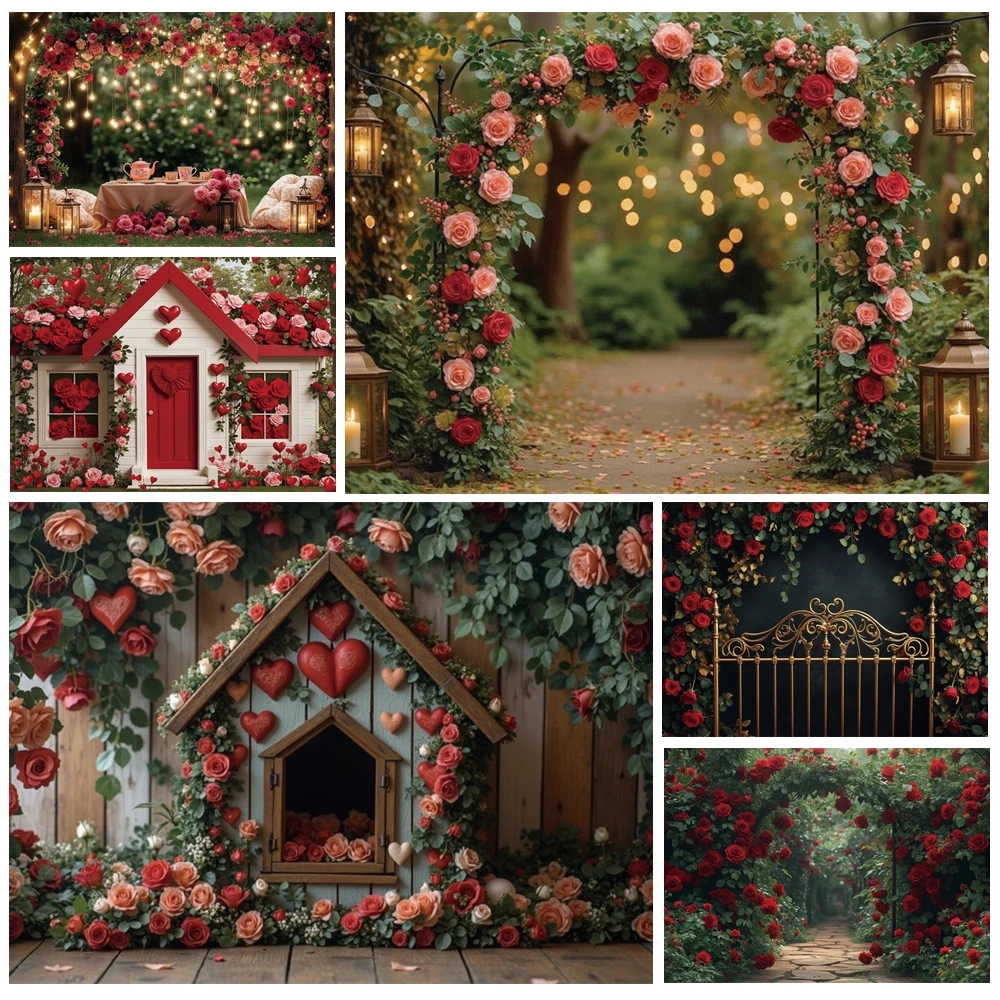 MOON.QG Valentines Day Decoration Backdrop Rose Garden Archway House Backgrounds Photographs Couple Accessories Photozone Poster
MOON.QG Valentines Day Decoration Backdrop Rose Garden Archway House Backgrounds Photographs Couple Accessories Photozone Poster