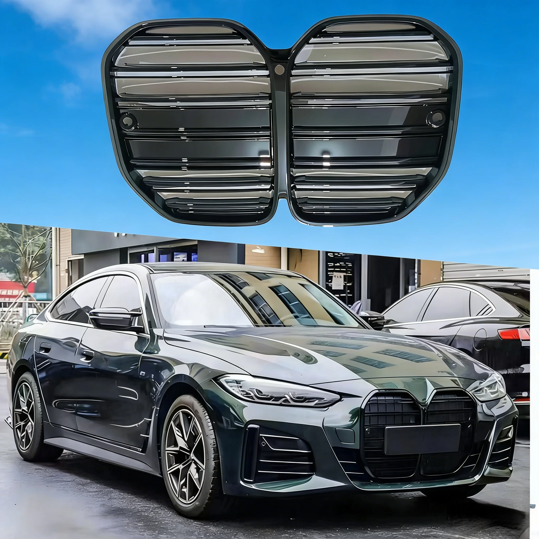 Front Grille Racing Grill For Mercedes-Benz R Class W251 R300 R320 R500 R280 2010-2017 GT Style Car Upper Bumper Hood Mesh Grid