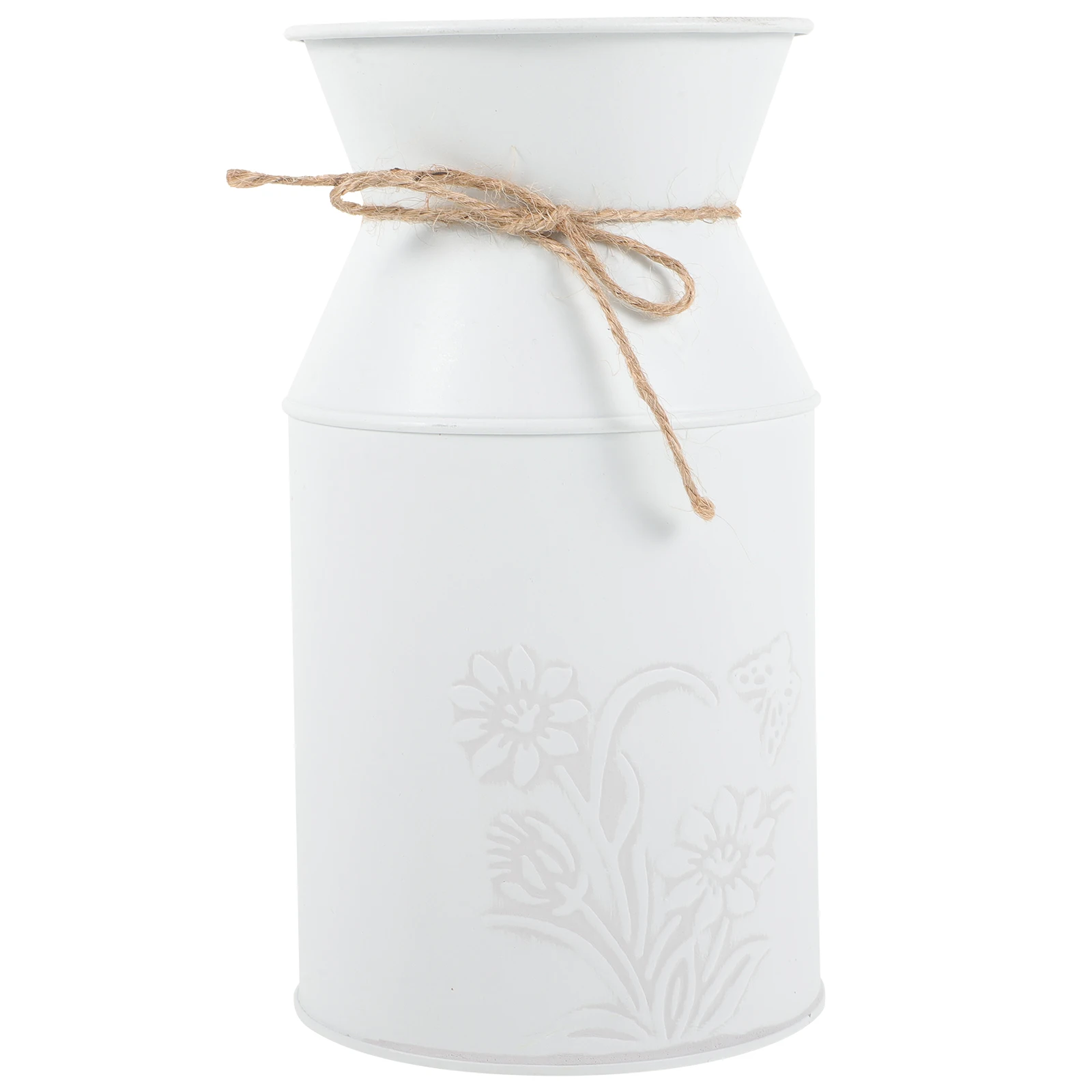 Rustic Iron Flowerpot White Large Metal Bucket for Dry Flowers Home Decor Vase Plant Container Vintage Style
Rustic Iron Flowerpot White Large Metal Bucket for Dry Flowers Home Decor Vase Plant Container Vintage Style
