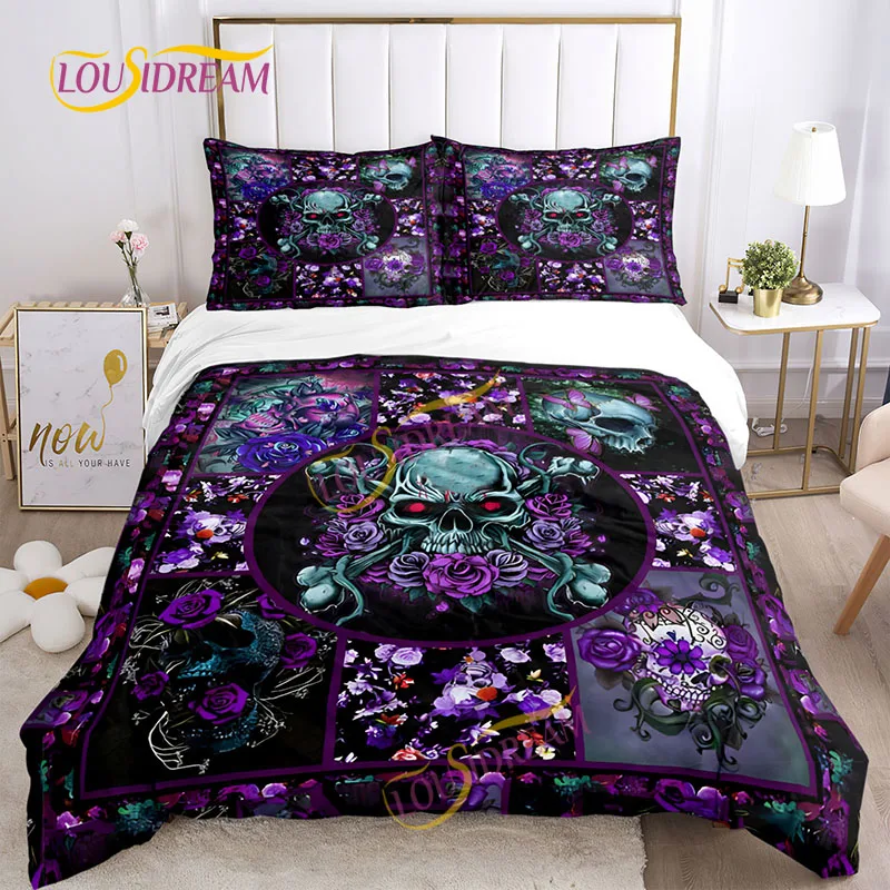 Multi-size bedding set Satan element horror divination skull bedding set family pillowcase bedroom single/double decoration gift
Multi-size bedding set Satan element horror divination skull bedding set family pillowcase bedroom single/double decoration gift