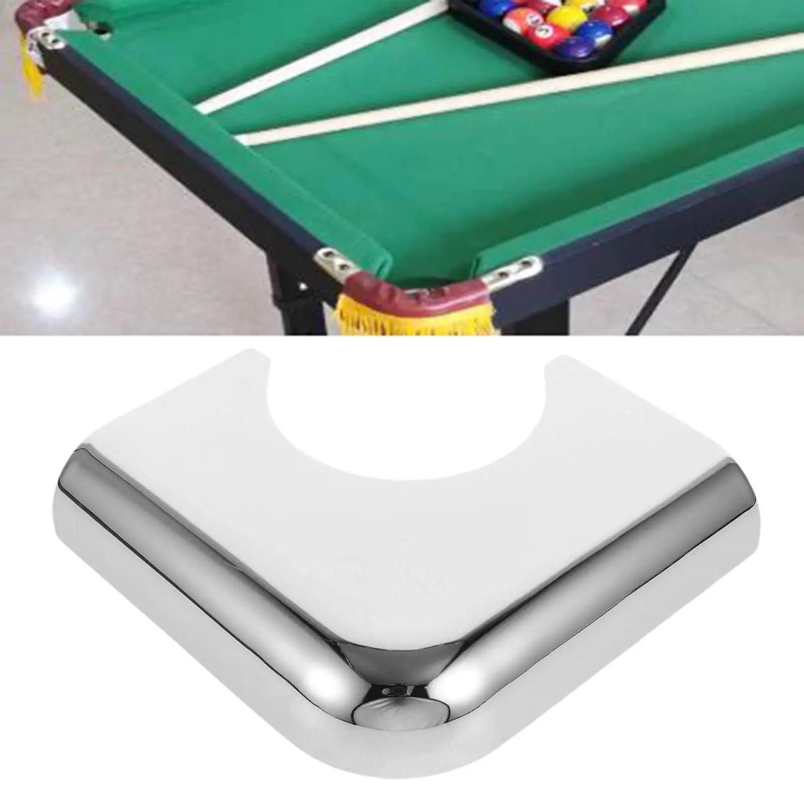 Pool Table Guards Metal Corner Cap Billiards Table Repair Tools for Home Recreation Area
Pool Table Guards Metal Corner Cap Billiards Table Repair Tools for Home Recreation Area