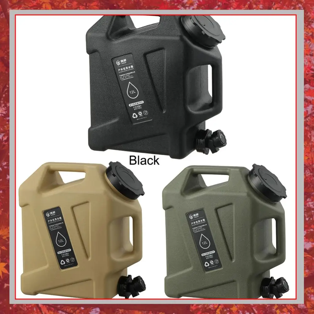 12L Outdoor Water Tank Camping Water Container with Faucet Portable Storage Bucket For Car Self-driving Trip Hiking Picnic
12L Outdoor Water Tank Camping Water Container with Faucet Portable Storage Bucket For Car Self-driving Trip Hiking Picnic