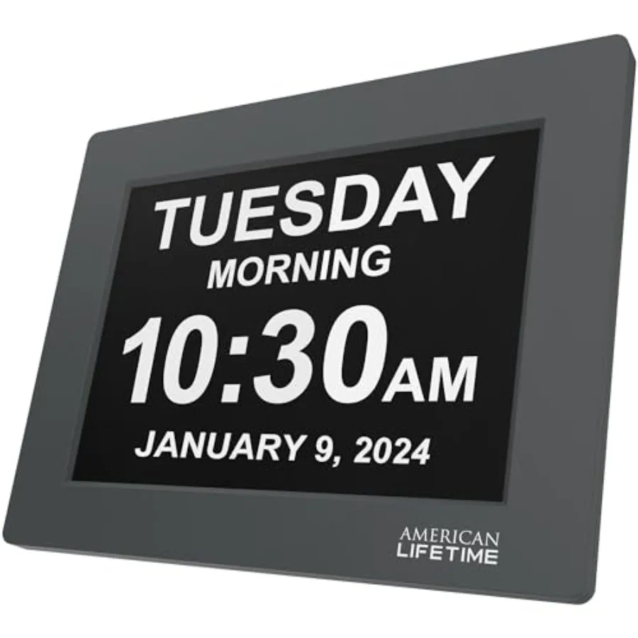 New 2024 Dementia Clock Large Digital Clock for Seniors Digital Clock Large Display with Custom Alarms Clock with Day and Date
New 2024 Dementia Clock Large Digital Clock for Seniors Digital Clock Large Display with Custom Alarms Clock with Day and Date
