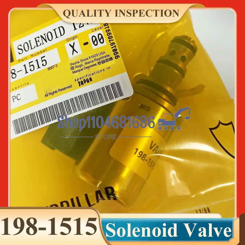 12V/24V Solenoid Valve 198-1515 1981515 for Engine C9 Backhoe Loader 420D 430D 432D 442D 446D Wheel Loader 902 906 908
12V/24V Solenoid Valve 198-1515 1981515 for Engine C9 Backhoe Loader 420D 430D 432D 442D 446D Wheel Loader 902 906 908
