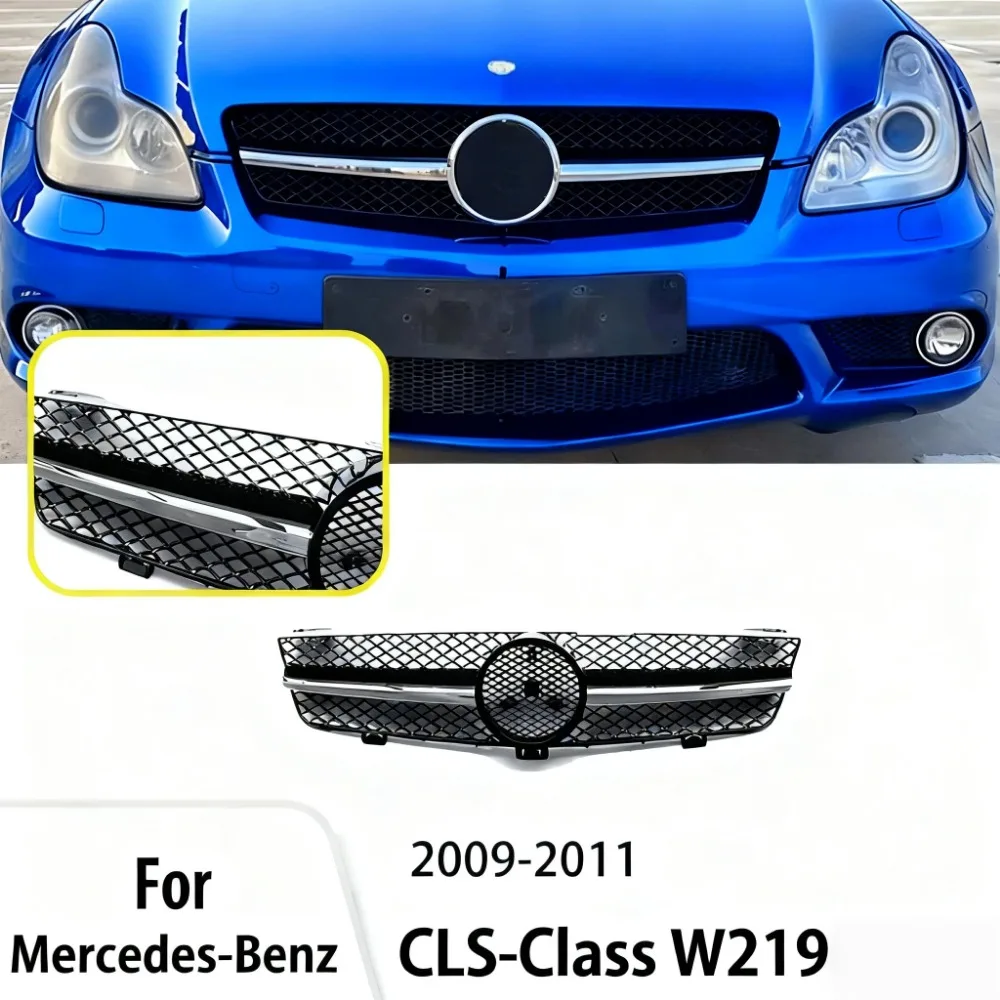 Front Grille Grill Accessories For Mercedes-Benz CLS-Class W219 AMG 2009 2010 2011 Car Exterior Racing Grills Tuning Body Kits
Front Grille Grill Accessories For Mercedes-Benz CLS-Class W219 AMG 2009 2010 2011 Car Exterior Racing Grills Tuning Body Kits
