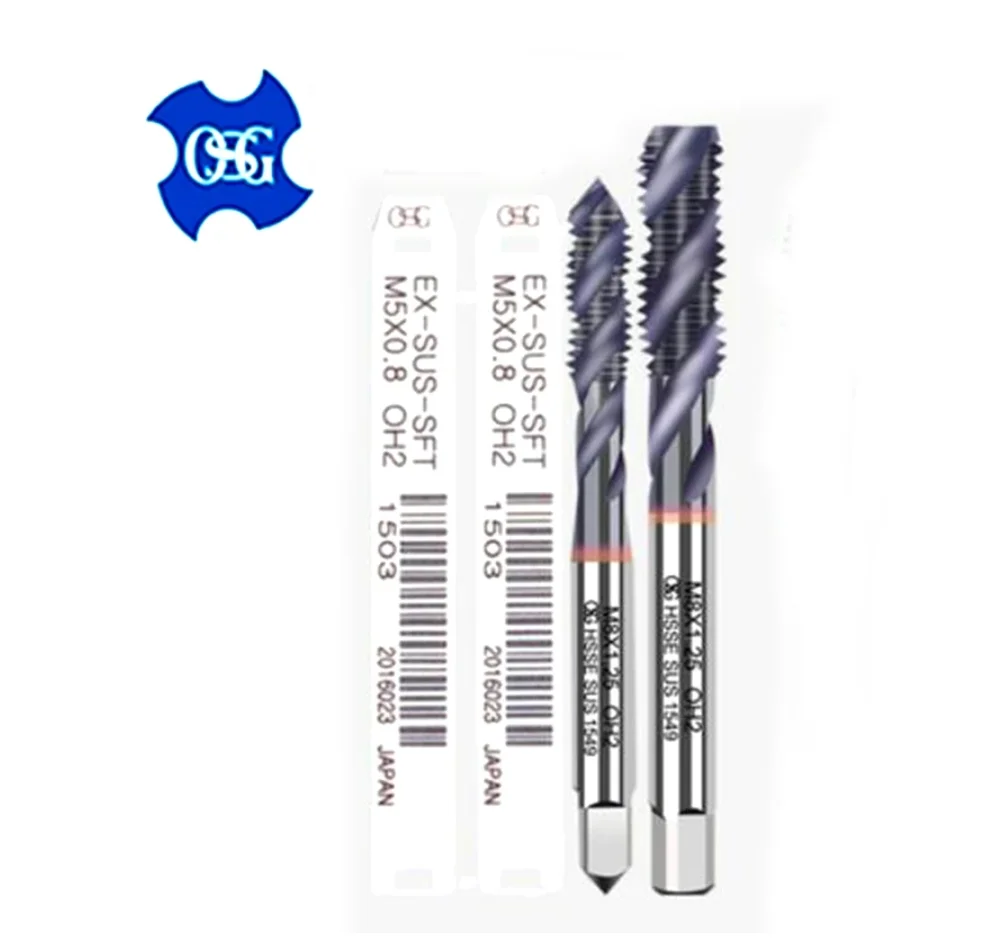 Japan Original OSG Ticn Coating Spiral Fluted Tap Pointed M3 M4 M5 M6 M8 M10 M12 Machine Thread Taps For Stainless Steel
Japan Original OSG Ticn Coating Spiral Fluted Tap Pointed M3 M4 M5 M6 M8 M10 M12 Machine Thread Taps For Stainless Steel