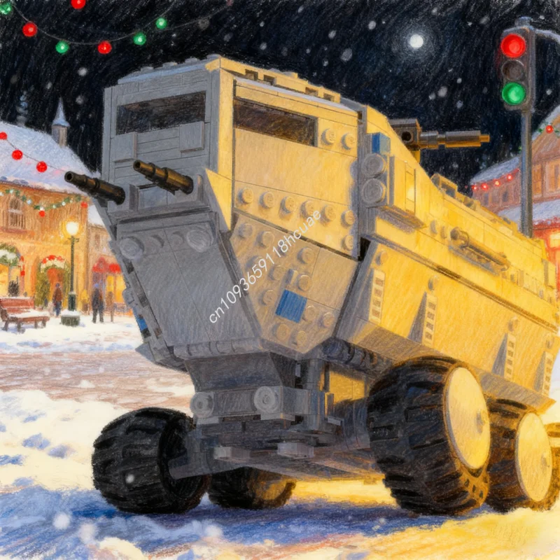 923pcs MOC HCVw Imperial Infantry Transport Tank Star Battle Model Building Blocks Construction Toy Festival Gifts Education
923pcs MOC HCVw Imperial Infantry Transport Tank Star Battle Model Building Blocks Construction Toy Festival Gifts Education
