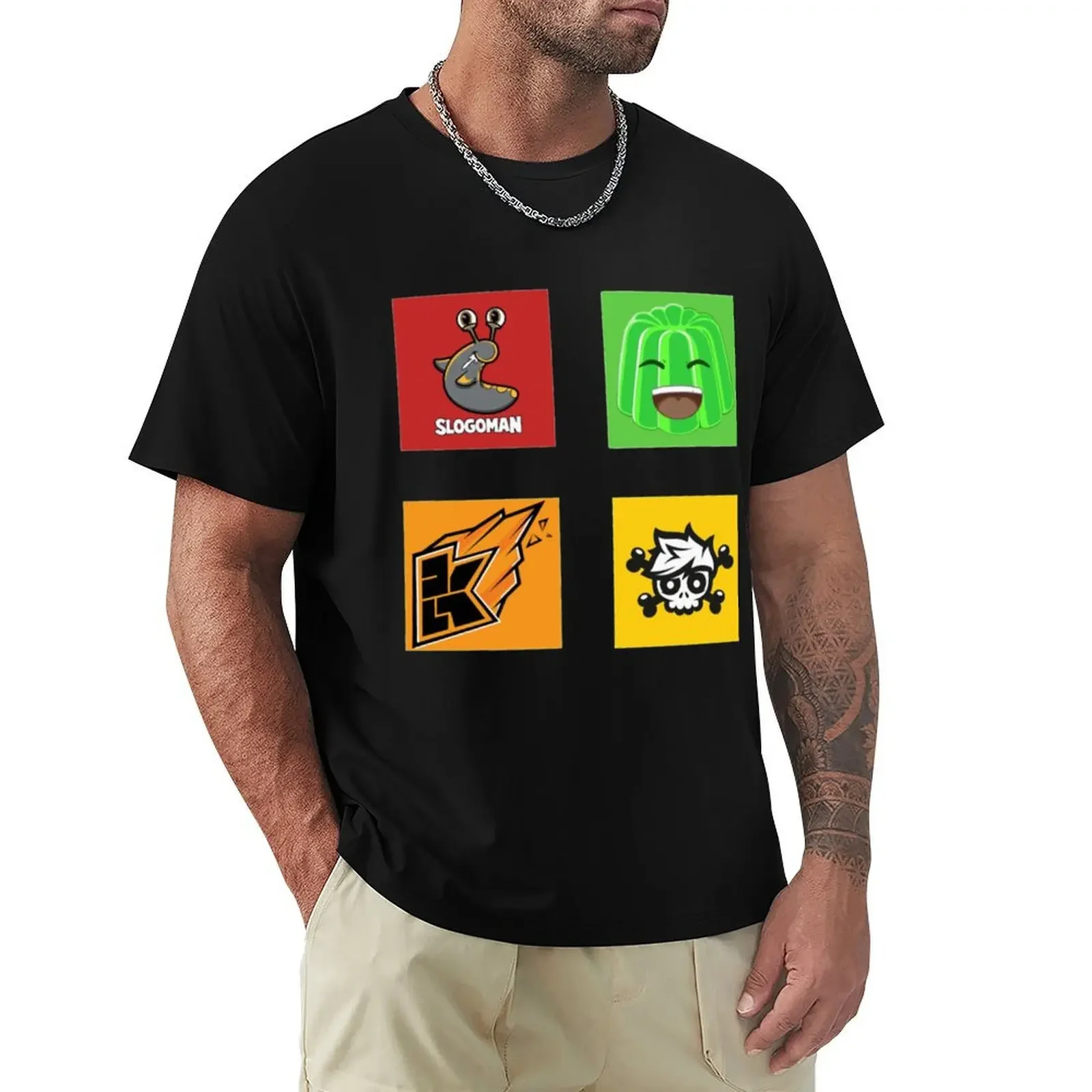 Slogo Jelly Crainer and Kwebbelkop T-shirt anime aesthetic clothes summer clothes Men's cotton t-shirt
Slogo Jelly Crainer and Kwebbelkop T-shirt anime aesthetic clothes summer clothes Men's cotton t-shirt
