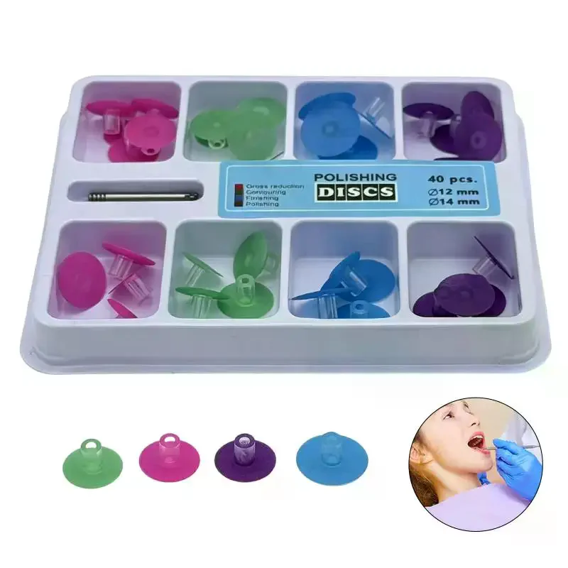 40Pcs Dental Composite Resin Polishing Discs Kit Reduction Contouring Mandrel Stripes Teeth Whitening Polishing Disc
40Pcs Dental Composite Resin Polishing Discs Kit Reduction Contouring Mandrel Stripes Teeth Whitening Polishing Disc