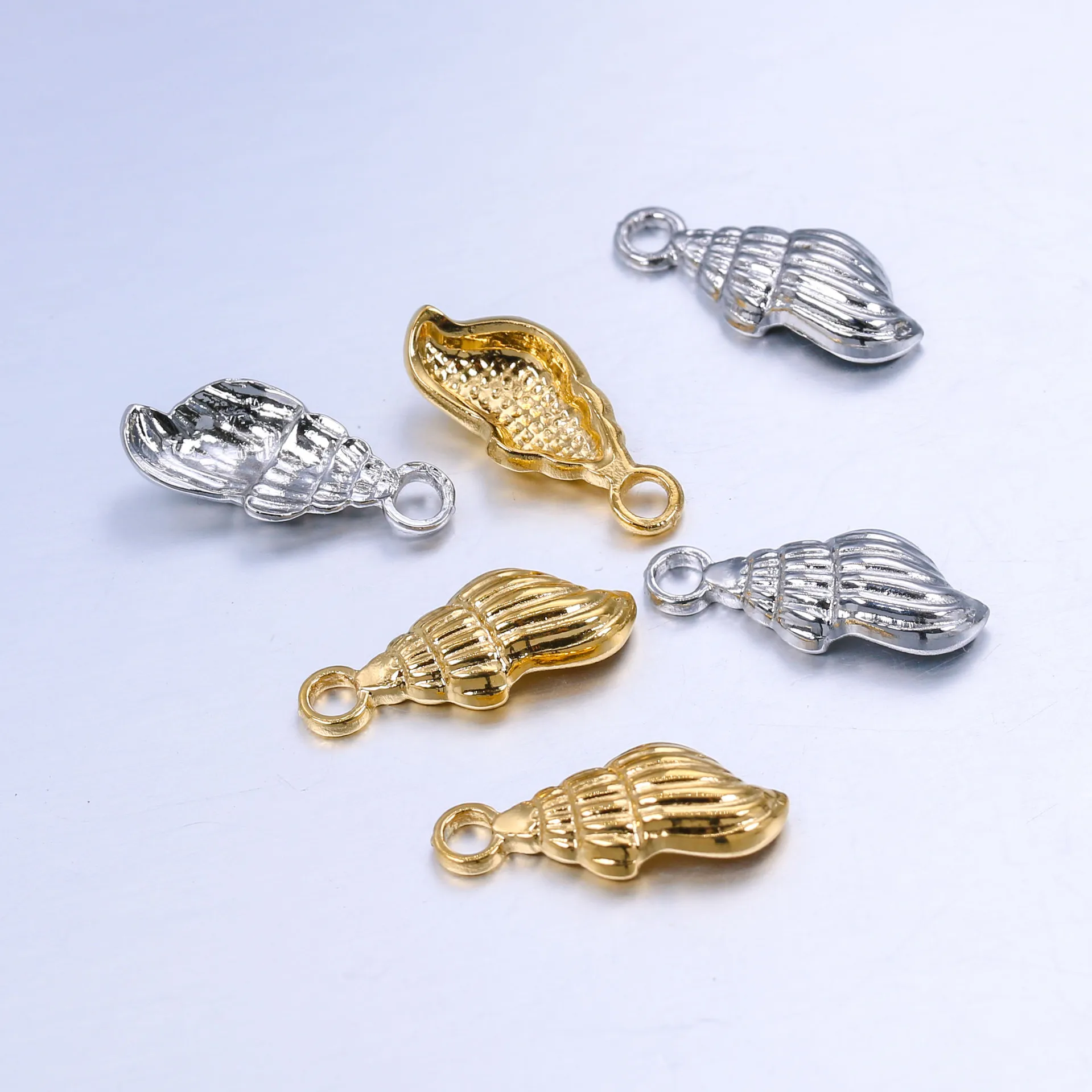 DOOYIO 3pcs/Lot Stainless Steel Conch Pendant 7.5mm*18mm Neckalce Bracelet Earring DIY Fashion Jewelry Making Accessories
DOOYIO 3pcs/Lot Stainless Steel Conch Pendant 7.5mm*18mm Neckalce Bracelet Earring DIY Fashion Jewelry Making Accessories