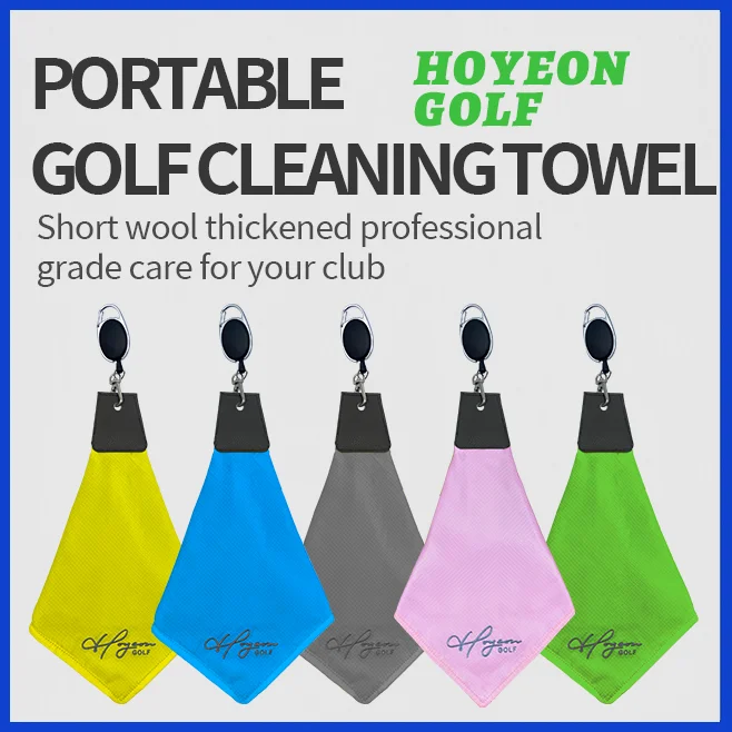 Korean Hoyeon Golf Towel, Microfiber Club and Ball Cleaning Towel, Water-Absorbent, Quick-Drying, with Hook
Korean Hoyeon Golf Towel, Microfiber Club and Ball Cleaning Towel, Water-Absorbent, Quick-Drying, with Hook