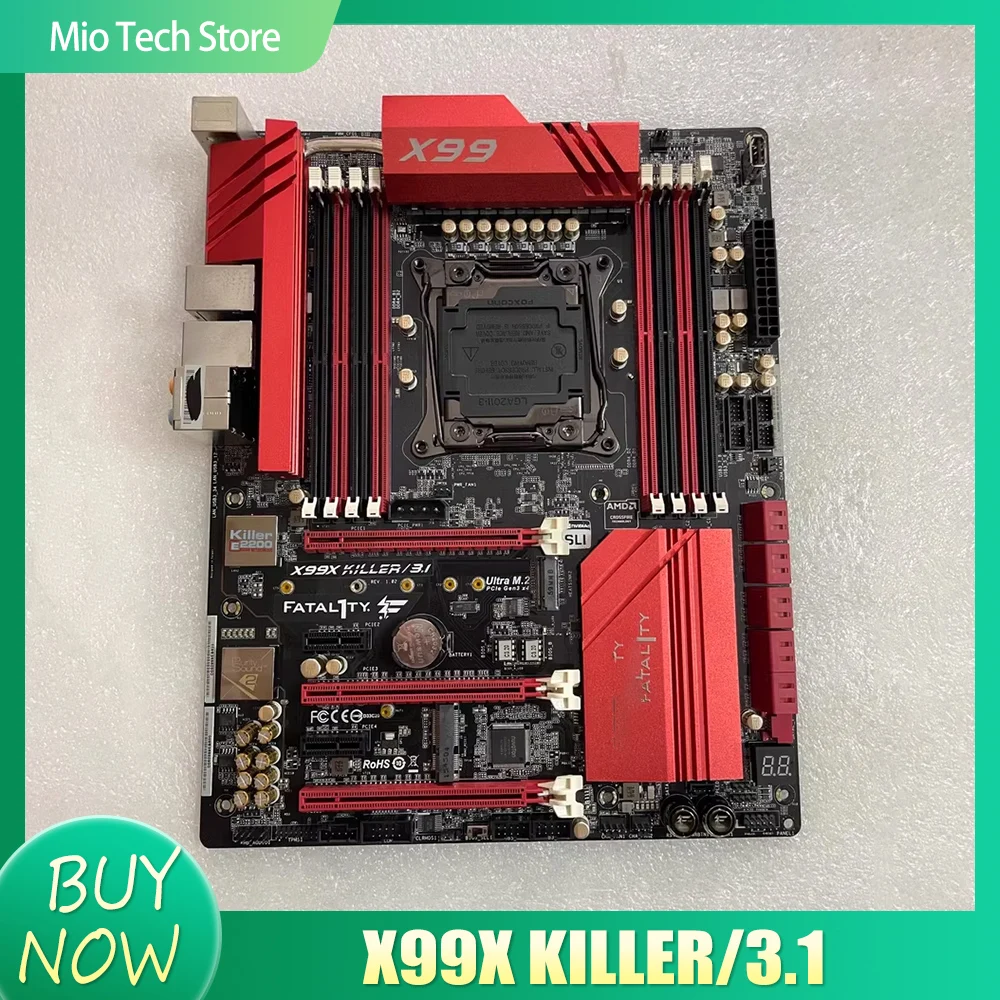 For ASRock X99X KILLER/3.1 LGA 2011-3 DDR4 X99 Motherboard Dual network port
For ASRock X99X KILLER/3.1 LGA 2011-3 DDR4 X99 Motherboard Dual network port