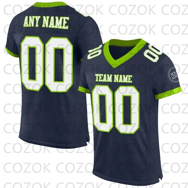 Custome Dark Color Green Football Jerseys for Men Women Unisex Football Short Sleeves Athletic Tee Shirts
Custome Dark Color Green Football Jerseys for Men Women Unisex Football Short Sleeves Athletic Tee Shirts