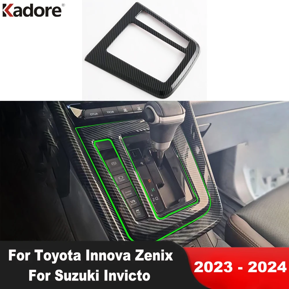 Для Toyota Innova Zenix для Suzuki Invicto 2023 2024 углеродное волокно Автомобильная центральная консоль коробка переключения передач Панель крышка отделка Аксессуары
Для Toyota Innova Zenix для Suzuki Invicto 2023 2024 углеродное волокно Автомобильная центральная консоль коробка переключения передач Панель крышка отделка Аксессуары
