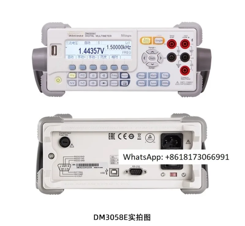 Настольный цифровой мультиметр с пятью и половиной DM3058/DM3068/3058E, двойной цифровой дисплей, шесть и половин
Настольный цифровой мультиметр с пятью и половиной DM3058/DM3068/3058E, двойной цифровой дисплей, шесть и половин