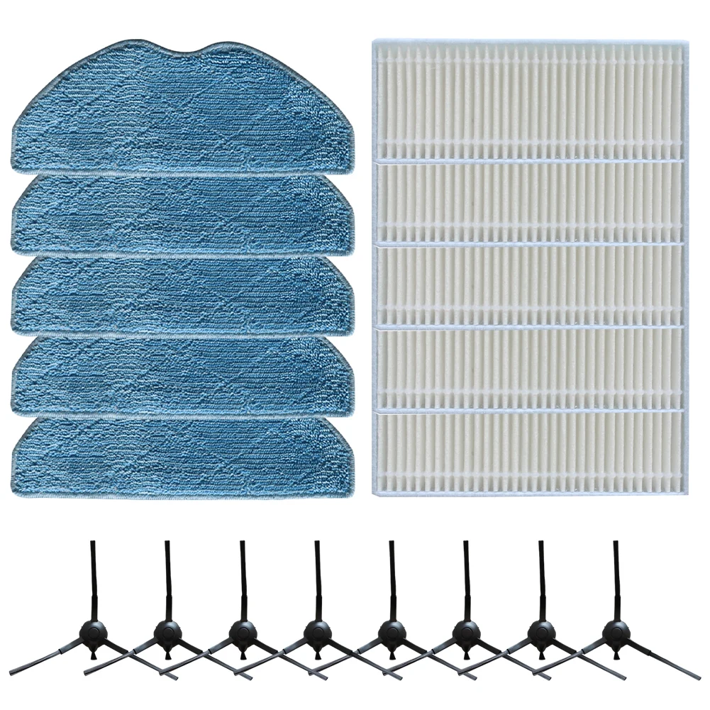 Optimize Cleaning Performance with Spare Side Brush Mop Cloth Filter Kit for Botslab s8 plus Robotic Vacuum Cleaner
Optimize Cleaning Performance with Spare Side Brush Mop Cloth Filter Kit for Botslab s8 plus Robotic Vacuum Cleaner