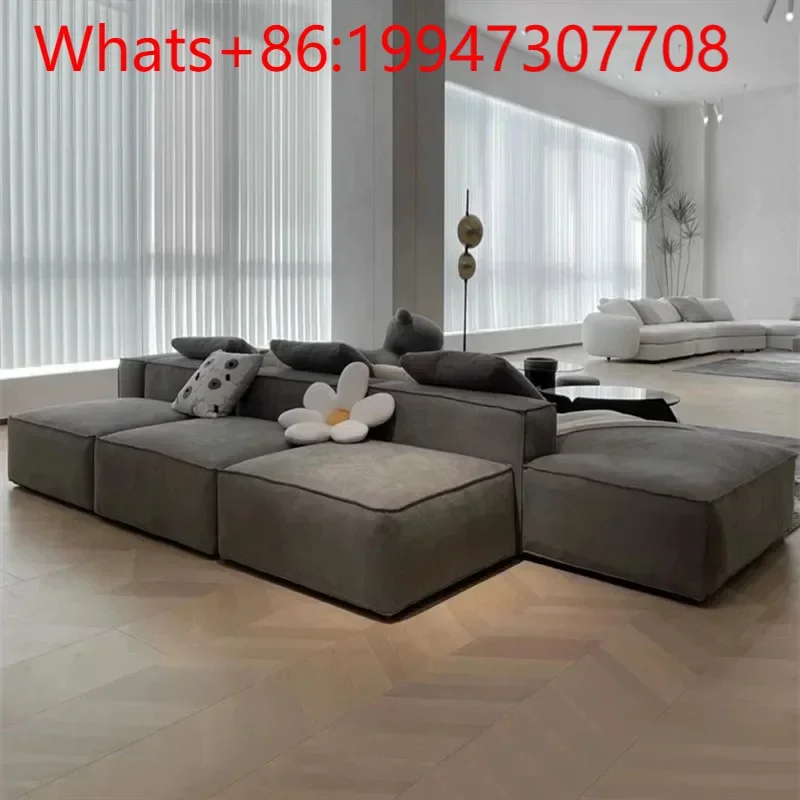 Tofu block sofa Italian minimalist double-sided technology modern minimalist large flat square free module combination fabric
Tofu block sofa Italian minimalist double-sided technology modern minimalist large flat square free module combination fabric