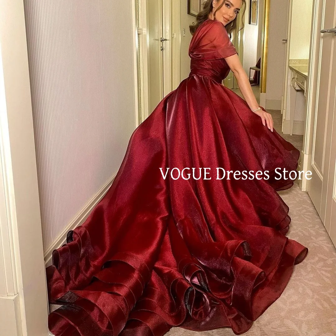 Burgundy Organza Evening Dresses A Line Prom Formal Gowns فساتين للمناسبات الخاصة vestidos de fiestas elegantes mujer New
Burgundy Organza Evening Dresses A Line Prom Formal Gowns فساتين للمناسبات الخاصة vestidos de fiestas elegantes mujer New