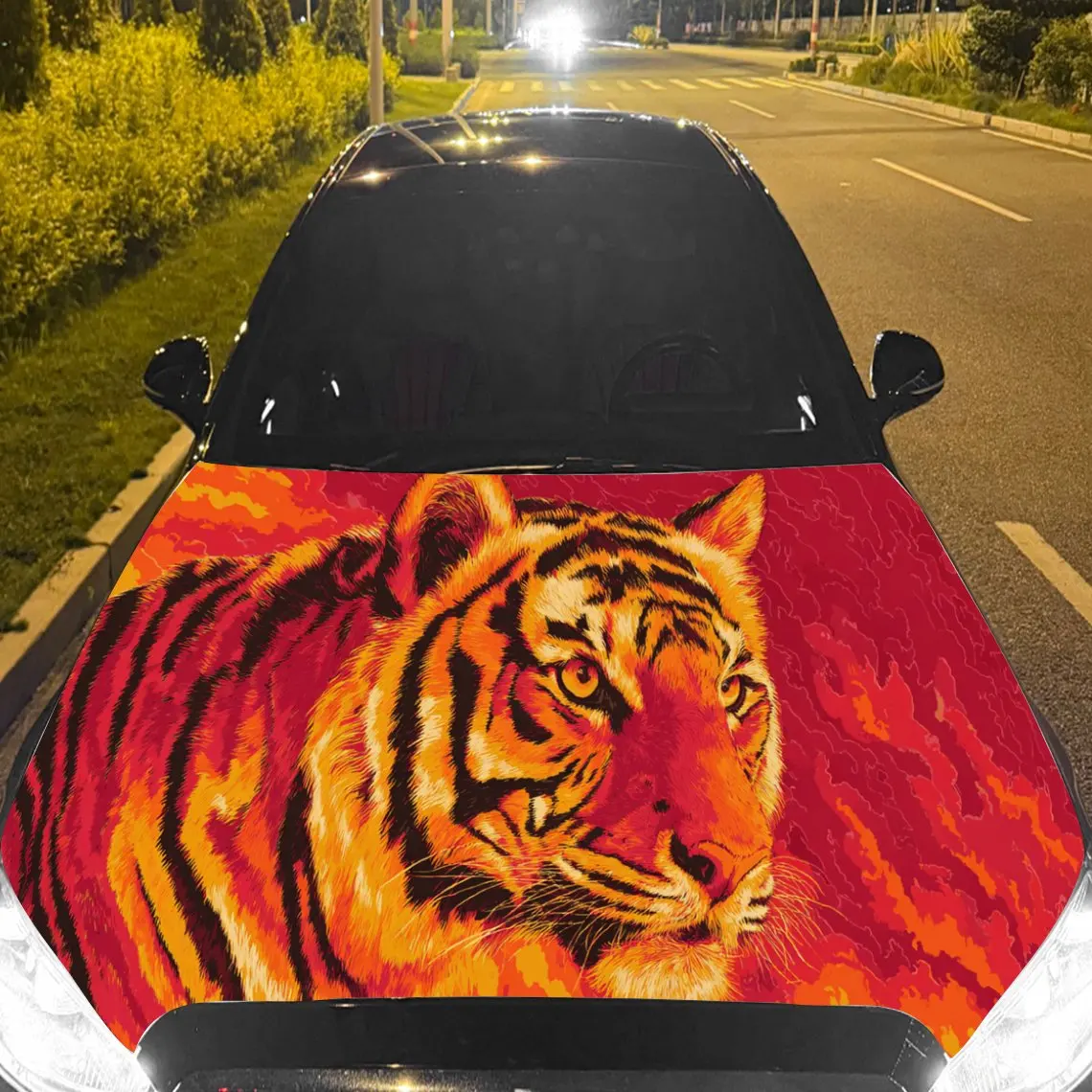 Автомобильная наклейка «Тигр» с огненно-оранжевым художественным фоном и свирепая интенсивная эстетическая наклейка на капот автомобиля, водонепроницаемая самоклеящаяся
Автомобильная наклейка «Тигр» с огненно-оранжевым художественным фоном и свирепая интенсивная эстетическая наклейка на капот автомобиля, водонепроницаемая самоклеящаяся