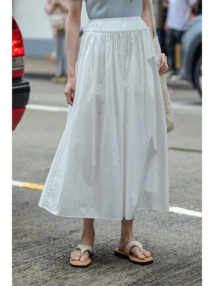 Новая женская юбка-миди Mixd с завышенной талией, А-силуэт, белая, универсальная, летняя, 2026, стройнящая
Новая женская юбка-миди Mixd с завышенной талией, А-силуэт, белая, универсальная, летняя, 2026, стройнящая