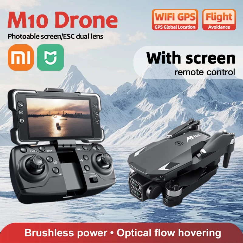 Xiaomi Drone M10 4K Professional 5G HD Dual Camera With Screen FPV WIFI Photography Brushless Foldable Quadcopter RC Drones Toys
Xiaomi Drone M10 4K Professional 5G HD Dual Camera With Screen FPV WIFI Photography Brushless Foldable Quadcopter RC Drones Toys