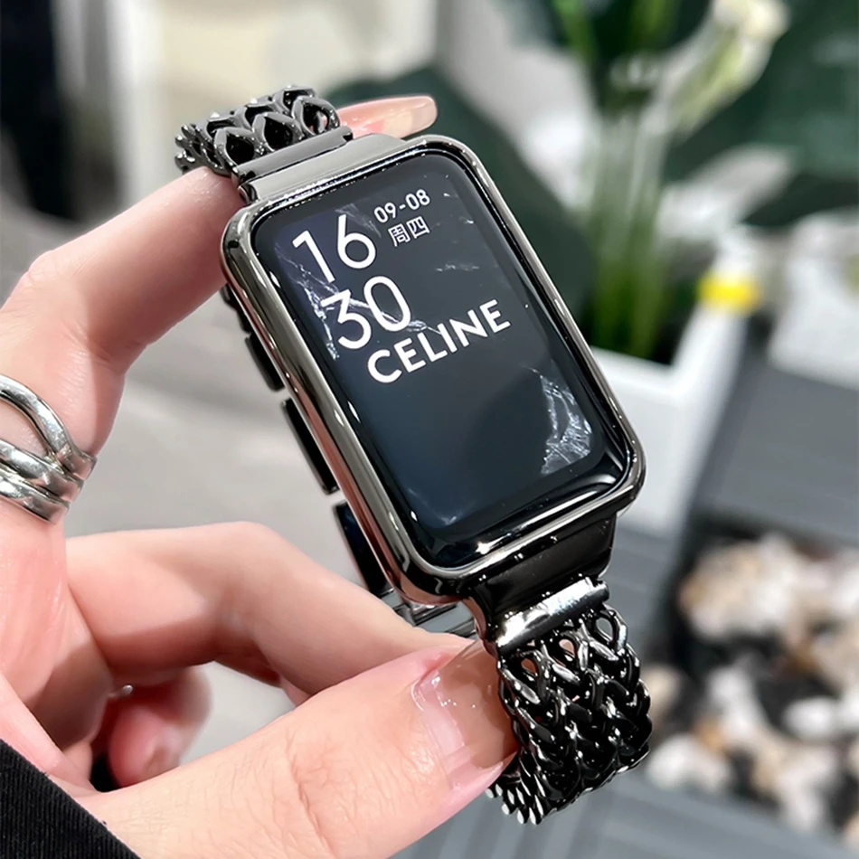 For Xiaomi Mi Band 7 Pro Strap Fashion Herringbone Chain Stainless Steel Wristband Bracelet Miband 7 Pro Replacement Watchband
For Xiaomi Mi Band 7 Pro Strap Fashion Herringbone Chain Stainless Steel Wristband Bracelet Miband 7 Pro Replacement Watchband