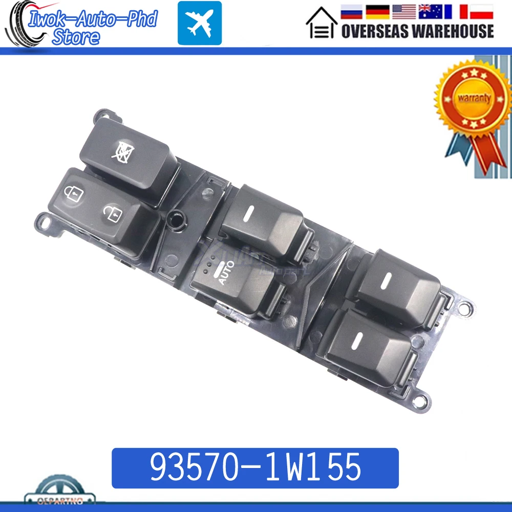 Car 16 Pins Passenger Power Window Switch Assy 93570-1W155 For Kia Rio SX 2012-2015 935701W150 935701W155 935701W156 1S16397
Car 16 Pins Passenger Power Window Switch Assy 93570-1W155 For Kia Rio SX 2012-2015 935701W150 935701W155 935701W156 1S16397