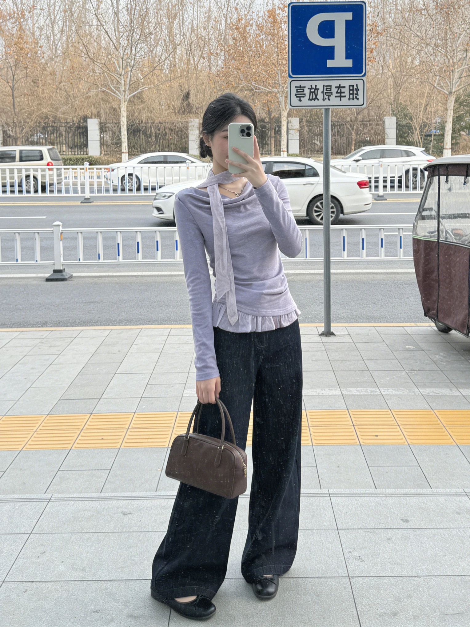 Elegant Long Sleeve Women's T-shirt Purple Waist-Cinching Neckline Design Spring Autumn Sweet Style Citywalk Casual Cotton Po...
Elegant Long Sleeve Women's T-shirt Purple Waist-Cinching Neckline Design Spring Autumn Sweet Style Citywalk Casual Cotton Po...