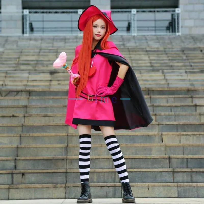 Anime Sugar Sugar Rune Chocolat Meilleure Chocolat Kato Cosplay Costume Witch Dress Cloak with Hat Halloween Uniform Custom Made
Anime Sugar Sugar Rune Chocolat Meilleure Chocolat Kato Cosplay Costume Witch Dress Cloak with Hat Halloween Uniform Custom Made