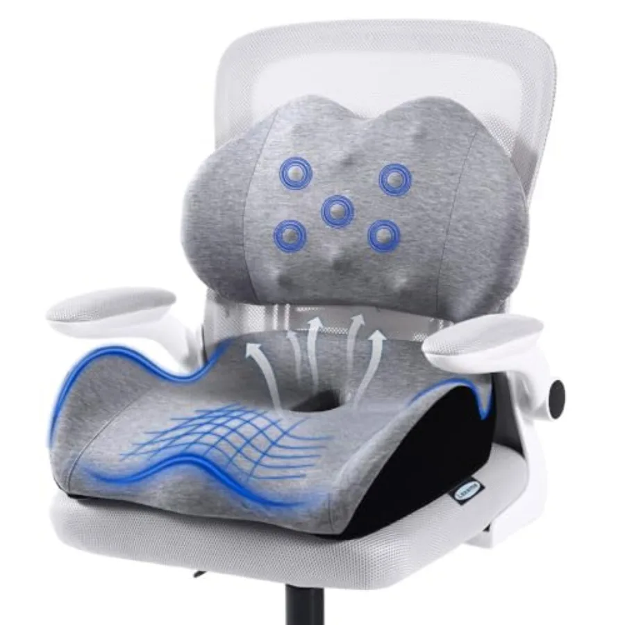 X Large Memory Foam Seat Cushion Lumbar Support Pillow for Sciatica and Tailbone Pressure Relief Coccyx Pad for Office Chair, C
X Large Memory Foam Seat Cushion Lumbar Support Pillow for Sciatica and Tailbone Pressure Relief Coccyx Pad for Office Chair, C