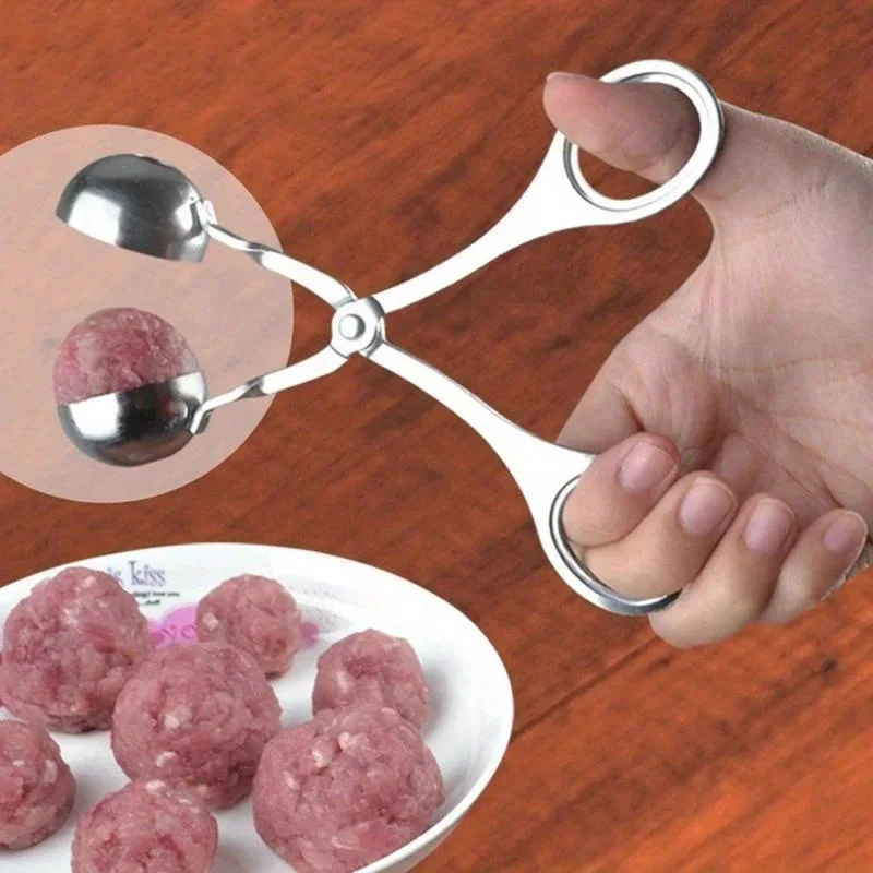 Meatball Maker Clip Fish Ball Rice Ball Making Mold Stainless Steel Form Tools Kitchen Accessories Gadgets cuisine cocina
Meatball Maker Clip Fish Ball Rice Ball Making Mold Stainless Steel Form Tools Kitchen Accessories Gadgets cuisine cocina