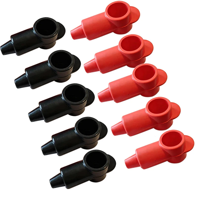 5 Pack Flame Retardant 3/4" Silicone Pipe Terminal Protection Sleeve Boot Covers for 3/8" Stud Battery Power Junction Blocks
5 Pack Flame Retardant 3/4" Silicone Pipe Terminal Protection Sleeve Boot Covers for 3/8" Stud Battery Power Junction Blocks