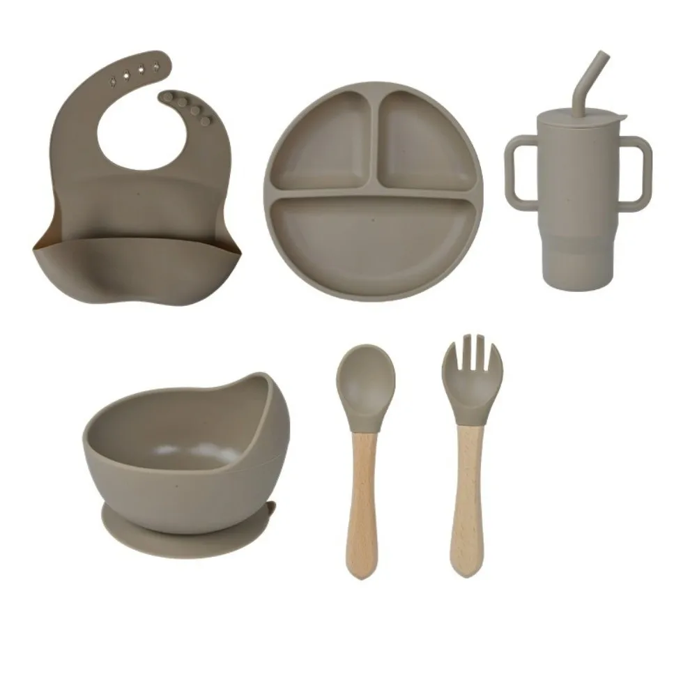 6Pcs/Set Cute Silicone Baby Dining Plate Set Divided Compartments Suction Bowl Feeding Dishes Training Tableware Children Dining
6Pcs/Set Cute Silicone Baby Dining Plate Set Divided Compartments Suction Bowl Feeding Dishes Training Tableware Children Dining